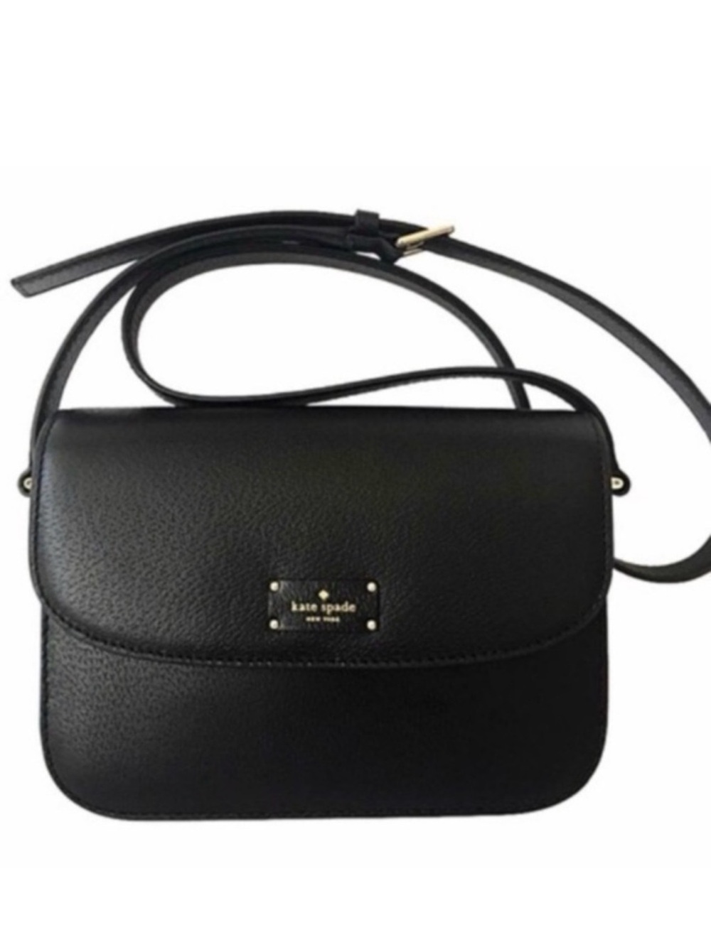 Kate Spade Adelaide Grove Street Black Leather Crossbody Bag